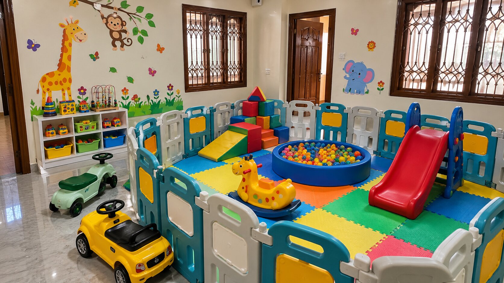 Engaging daycare space at KidDreams